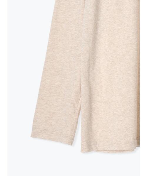 Samansa Mos2（サマンサ モスモス）の「【保湿加工】襟レースギャザーカットソー（Tシャツ/カットソー・レディース・ブラック/キナリ/オフホワイト・F）」の18枚目の写真