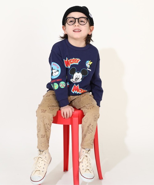ディズニー　トレーナー セール】ディズニー キャラクター集合 トレーナー 0126K（スウェット