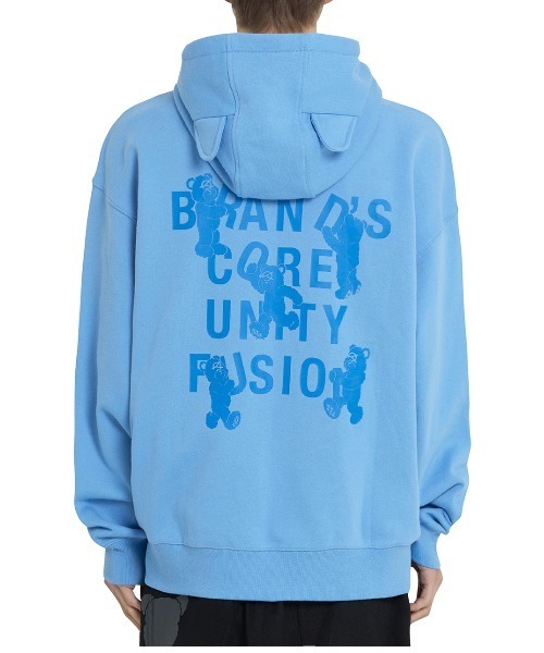 OY（オーワイ）の「『OY/オーワイ』 PLAYFUL ODOLLY EAR HOODIE ZIP UP/プレイフルオードリーイヤーZIPUPパーカー（パーカー・レディース・ブラック/ブルー・L/M）」の10枚目の写真