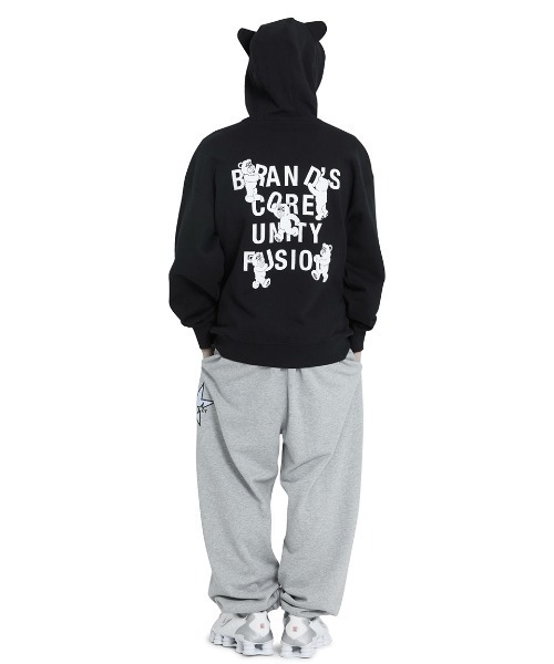 OY/オーワイ』 PLAYFUL ODOLLY EAR HOODIE ZIP UP/プレイフル