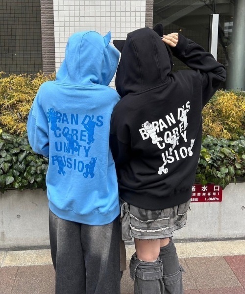 ★OY★PLAYFUL ODOLLY EAR HOODIE ZIP UP - LIGHT BLUE★正規品 MUSINSA | OY PLAYFUL ODOLLY EAR HOODIE ZIP UP - LIGHT BLUE