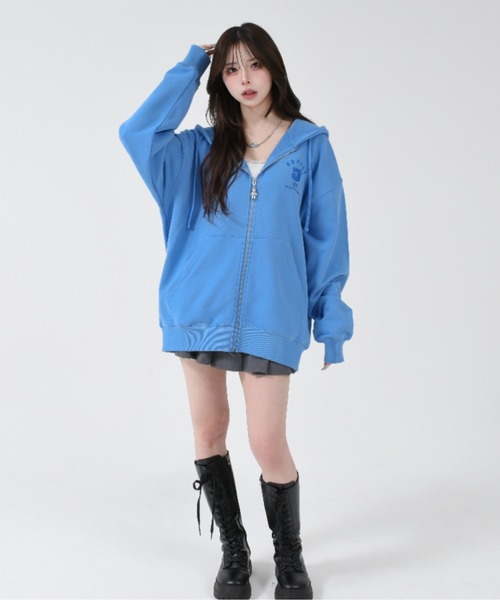OY/オーワイ』 PLAYFUL ODOLLY EAR HOODIE ZIP UP/プレイフル