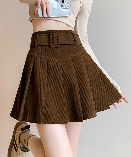 セール】blackdia ocean コーデュロイプリーツミニスカート（スカート