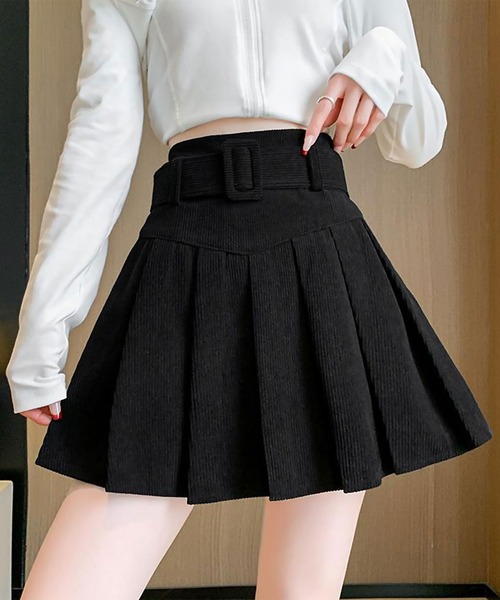 ⭐d.i.a. コーデュロイラビットファー付きミニスカート⭐サイズS⭐ ⭐d.i.a. コーデュロイラビットファー付きミニスカート⭐サイズS