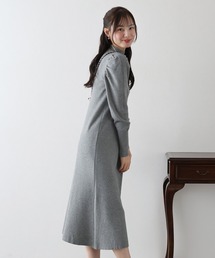 パフスリーブ」に該当するワンピース（ウール・ニット