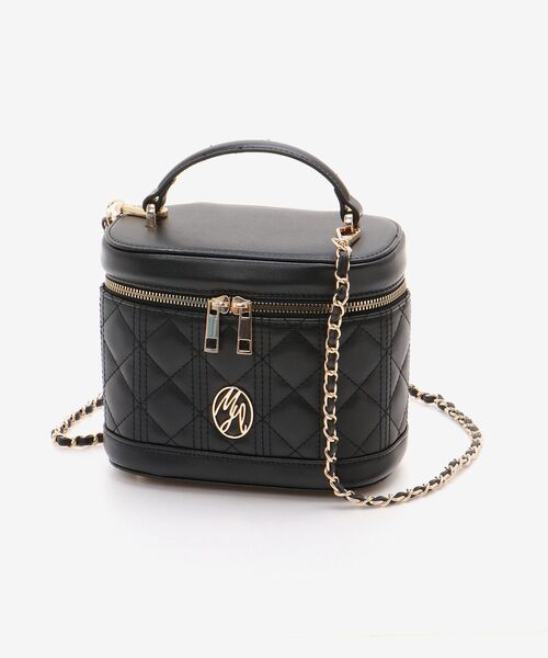 MAJESTIC LEGON（マジェスティックレゴン）の「キルティングビジューバニティ（ショルダーバッグ・レディース・ピンク/ブラック/アイボリー・FREE）」の15枚目の写真