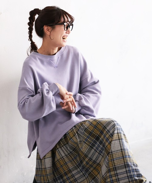 soulberry（ソウルベリー）の「甘じょっぱいスウェット（スウェット・レディース・ライトパープル・5L/4L/3L/LL/L/M）」の15枚目の写真