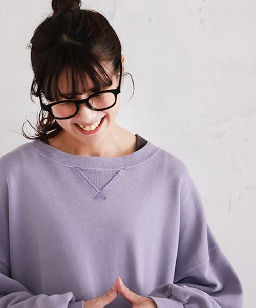 soulberry（ソウルベリー）の「甘じょっぱいスウェット（スウェット・レディース・ライトパープル・5L/4L/3L/LL/L/M）」の3枚目の写真