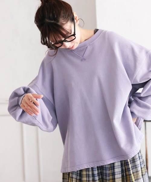 soulberry（ソウルベリー）の「甘じょっぱいスウェット（スウェット・レディース・ライトパープル・5L/4L/3L/LL/L/M）」の5枚目の写真