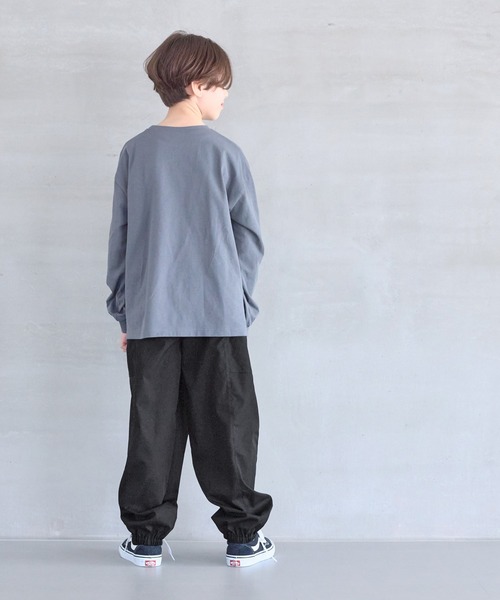 coca（coca）（コカ）の「キッズ　パラシュートパンツ（カーゴパンツ・キッズ・ブラック/グレー・150/140/130/120）」の5枚目の写真