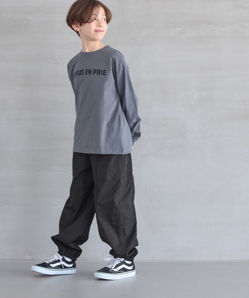 coca（coca）（コカ）の「キッズ　パラシュートパンツ（カーゴパンツ・キッズ・ブラック/グレー・150/140/130/120）」の7枚目の写真