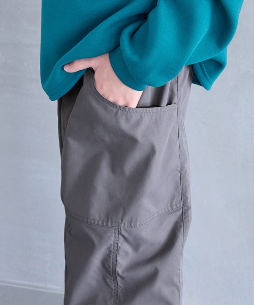 coca（coca）（コカ）の「キッズ　パラシュートパンツ（カーゴパンツ・キッズ・ブラック/グレー・150/140/130/120）」の12枚目の写真