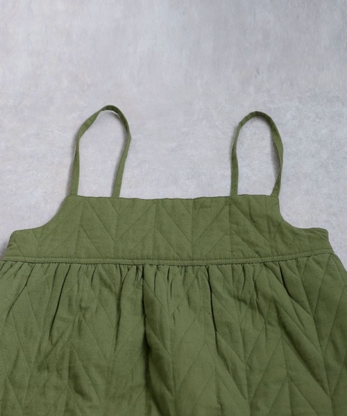 antiqua(アンティカ)の「インド綿キャミソールワンピース(ワンピース・レディース・ブラック/カーキ・ONESIZE)」の22枚目の写真