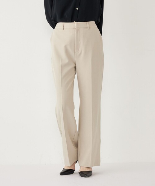 SHIPS Colors（シップス カラーズ）の「SHIPS Colors:〈手洗い可能〉セミフレア パンツ(セットアップ対応可能)◇（その他パンツ・レディース・グレー/ネイビー/ベージュ・MEDIUM/SMALL）」の21枚目の写真