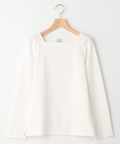 組曲（クミキョク）の「フレンチロング Ｔシャツ（Tシャツ/カットソー・レディース・アイボリー系/ブラック系1・7/6/5）」の11枚目の写真