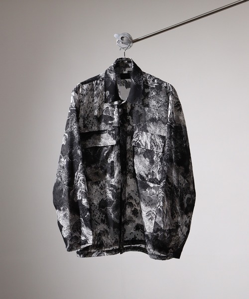 MMMM ランドスケープ シアーシャツ（シャツ/ブラウス）｜MMMM