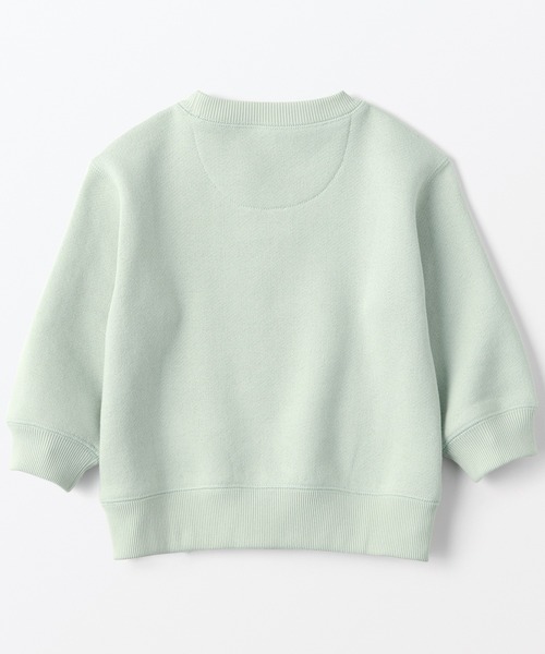 無印良品（ムジルシリョウヒン）の「ベビー　あたまするっと　裏毛スウェットシャツ（スウェット・キッズ・グリーン系/ライトイエロー/ネイビー/ライトベージュ/ライトピンク/グレー・100/80/90）」の22枚目の写真