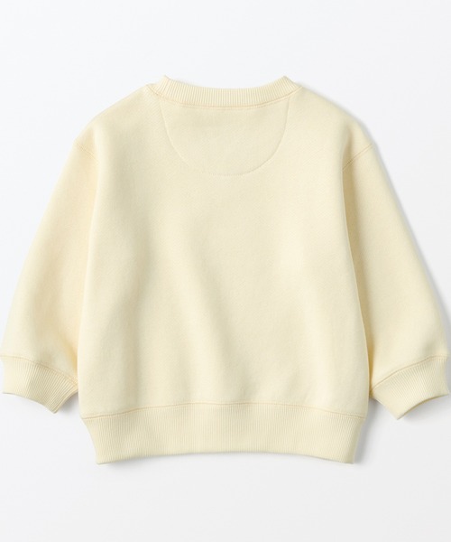 無印良品（ムジルシリョウヒン）の「ベビー　あたまするっと　裏毛スウェットシャツ（スウェット・キッズ・グリーン系/ライトイエロー/ネイビー/ライトベージュ/ライトピンク/グレー・100/80/90）」の10枚目の写真
