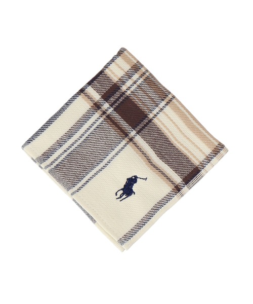 新品　ラルフローレン　ガーゼタオルハンカチ POLO RALPH LAUREN（紳士ハンカチ） ガーゼ/パイルタオル