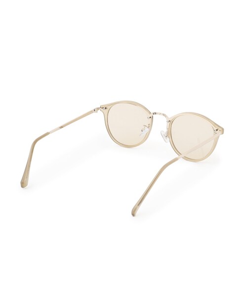 grove（グローブ）の「メタルコンビフレームサングラス（サングラス・レディース・ライトベージュ/ベビーピンク/グレー/ブラック/ダークブラウン・00）」の7枚目の写真