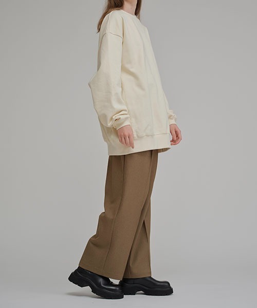 back tag selectable size sweat（スウェット）｜WILLFULLY（ウィル