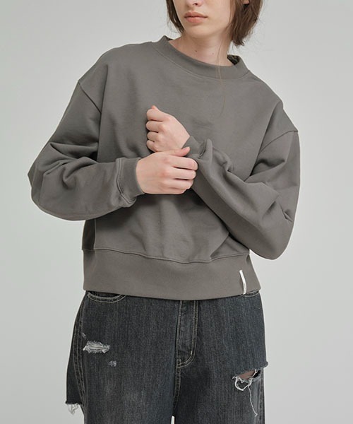 WILLFULLY（ウィルフリー）の「back tag selectable size sweat（スウェット・レディース・セージグリーン/レモンイエロー/アッシュ・S/M）」の12枚目の写真