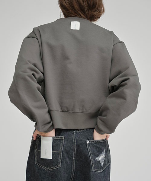 WILLFULLY（ウィルフリー）の「back tag selectable size sweat（スウェット・レディース・セージグリーン/レモンイエロー/アッシュ・S/M）」の14枚目の写真