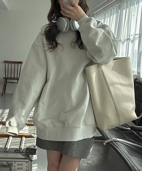 トレーナー/スウェット willfully / back tag over sweat セール】back tag selectable size sweat（スウェット
