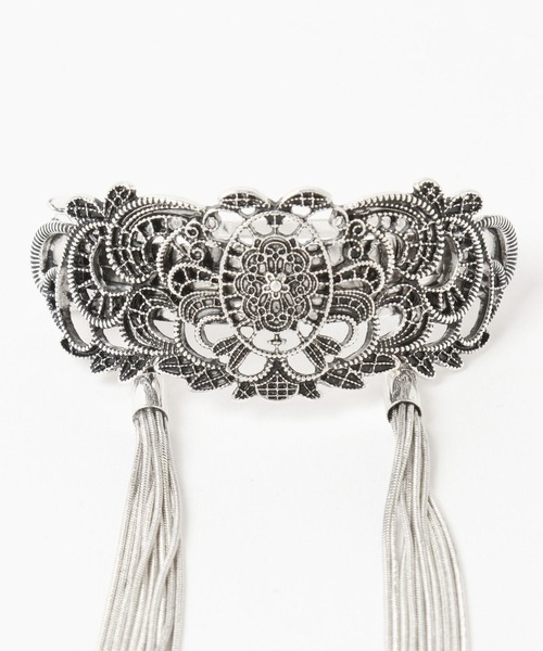 HARE（ハレ）の「vingtageヘアバレッタ(HARE)（バレッタ/ヘアクリップ・レディース・シルバー・FREE）」の18枚目の写真