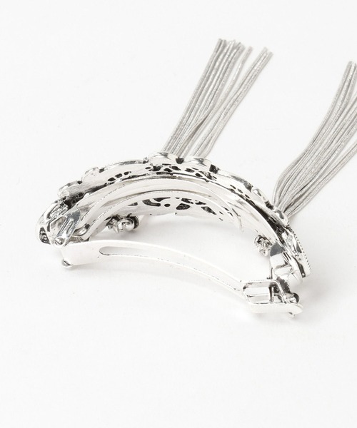 HARE（ハレ）の「vingtageヘアバレッタ(HARE)（バレッタ/ヘアクリップ・レディース・シルバー・FREE）」の4枚目の写真