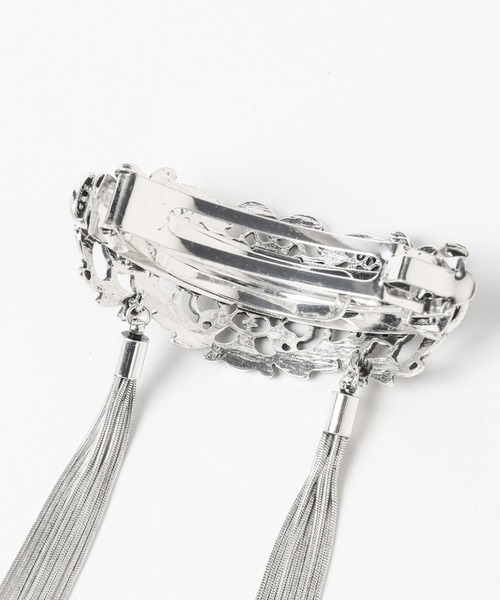 HARE（ハレ）の「vingtageヘアバレッタ(HARE)（バレッタ/ヘアクリップ・レディース・シルバー・FREE）」の5枚目の写真