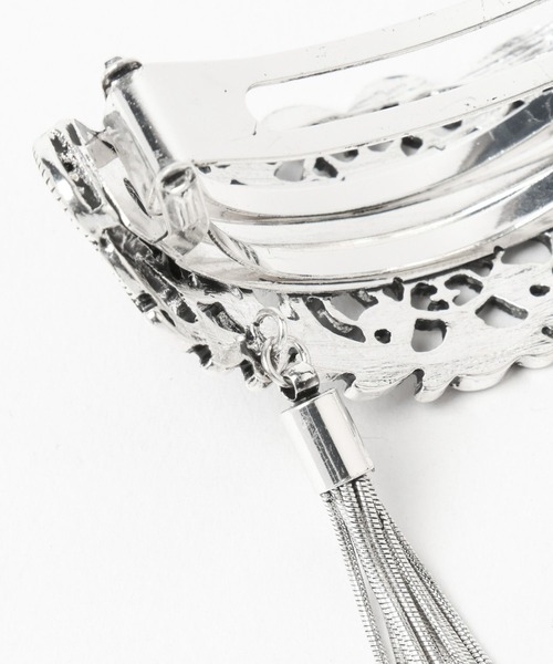 HARE（ハレ）の「vingtageヘアバレッタ(HARE)（バレッタ/ヘアクリップ・レディース・シルバー・FREE）」の6枚目の写真