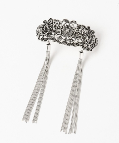 HARE（ハレ）の「vingtageヘアバレッタ(HARE)（バレッタ/ヘアクリップ・レディース・シルバー・FREE）」の14枚目の写真