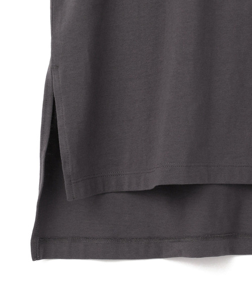 anyfee（エニフィー）の「【anyfee/プラスサイズ】USAコットンオーバーサイズベーシック半袖Tシャツ（接触冷感）（Tシャツ/カットソー・レディース・ブラック/チャコール/ホワイト・LL/3L/4L/5L）」の22枚目の写真