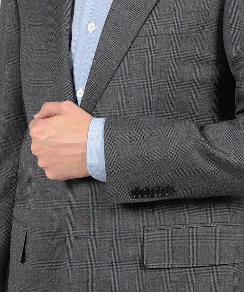TOMORROWLAND （トゥモローランド）の「15 POINT 7 ウール シングルブレステッド 2Bスーツ DORMEUIL（スーツジャケット・メンズ・チャコールグレー/ネイビー・48/50/44/46）」の9枚目の写真