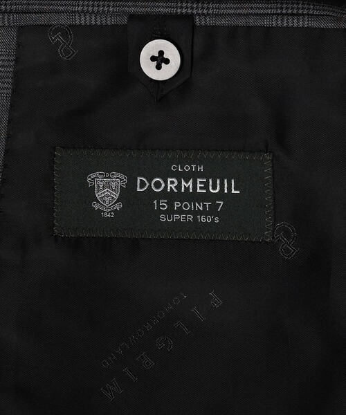 TOMORROWLAND （トゥモローランド）の「15 POINT 7 ウール シングルブレステッド 2Bスーツ DORMEUIL（スーツジャケット・メンズ・チャコールグレー/ネイビー・48/50/44/46）」の13枚目の写真