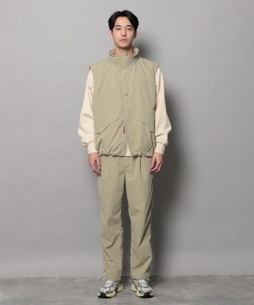 BAYFLOW(ベイフロー)の「【BUDDIES Dept.】ソフトヴィンテージベスト(ベスト・メンズ・ベージュ/ネイビー・LARGE/MEDIUM)」の3枚目の写真