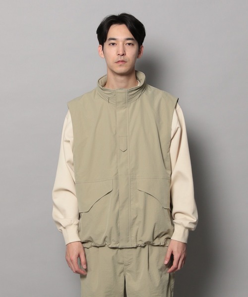 BAYFLOW(ベイフロー)の「【BUDDIES Dept.】ソフトヴィンテージベスト(ベスト・メンズ・ベージュ/ネイビー・LARGE/MEDIUM)」の10枚目の写真