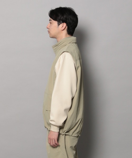 BAYFLOW(ベイフロー)の「【BUDDIES Dept.】ソフトヴィンテージベスト(ベスト・メンズ・ベージュ/ネイビー・LARGE/MEDIUM)」の11枚目の写真