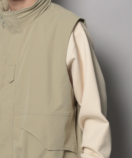 BAYFLOW(ベイフロー)の「【BUDDIES Dept.】ソフトヴィンテージベスト(ベスト・メンズ・ベージュ/ネイビー・LARGE/MEDIUM)」の14枚目の写真