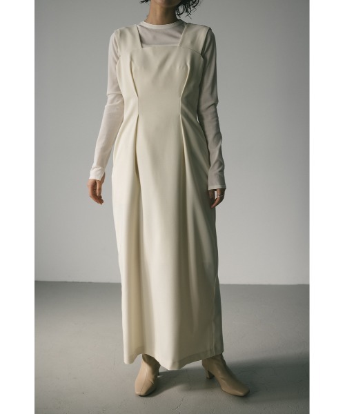 STYLEMIXER(スタイルミキサー)の「ワイドストラップワンピース(ワンピース・レディース・ライトブラウン/アイボリー/ブラック・SMALL/MEDIUM)」の1枚目の写真