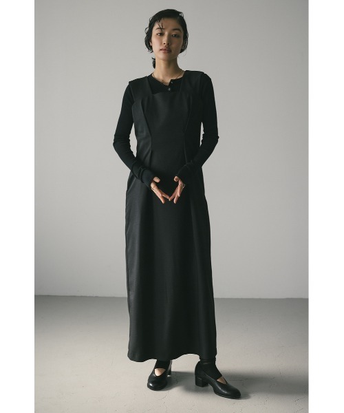 STYLEMIXER(スタイルミキサー)の「ワイドストラップワンピース(ワンピース・レディース・ライトブラウン/アイボリー/ブラック・SMALL/MEDIUM)」の19枚目の写真