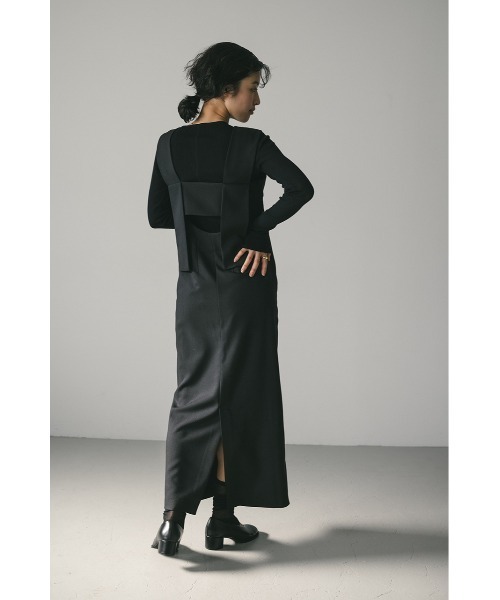 STYLEMIXER(スタイルミキサー)の「ワイドストラップワンピース(ワンピース・レディース・ライトブラウン/アイボリー/ブラック・SMALL/MEDIUM)」の21枚目の写真
