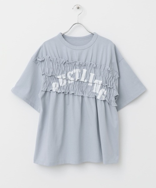 KBF / ケービーエフ シャーリングリメイクTEE ケービーエフ KBF シャーリングリメイクTEE （L.BLUE
