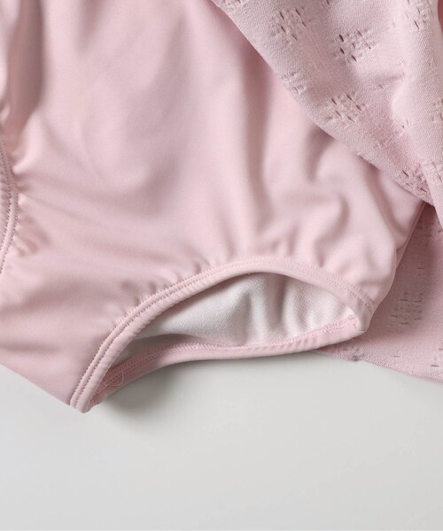 apres les cours（アプレレクール）の「【UVカット/ジュニア対応】バックリボンレースワンピース水着（水着・キッズ・サックスブルー/ピンク・80/90/100/110/120/130/140）」の5枚目の写真