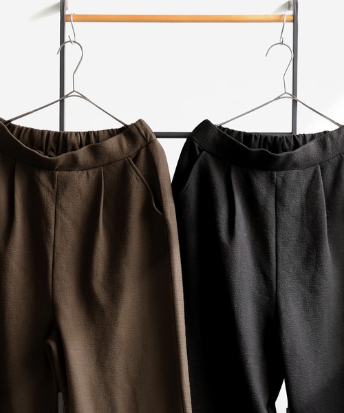 antiqua(アンティカ)の「ポンチストレートパンツ(その他パンツ・レディース・ブラウン系その他/ブラック・ONESIZE)」の12枚目の写真