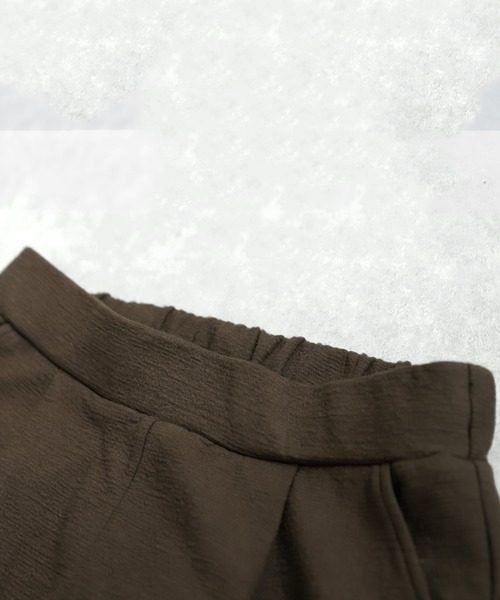 antiqua(アンティカ)の「ポンチストレートパンツ(その他パンツ・レディース・ブラウン系その他/ブラック・ONESIZE)」の15枚目の写真