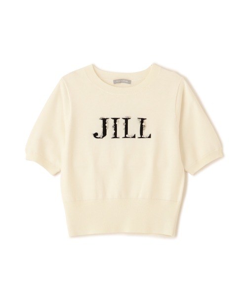 JILL by JILL STUART(ジルバイジルスチュアート)の「◇半袖ロゴジャカードビジューニット(ニット/セーター・レディース・ブルー/ブラック/ホワイト系その他/ピンク・FREE)」の16枚目の写真