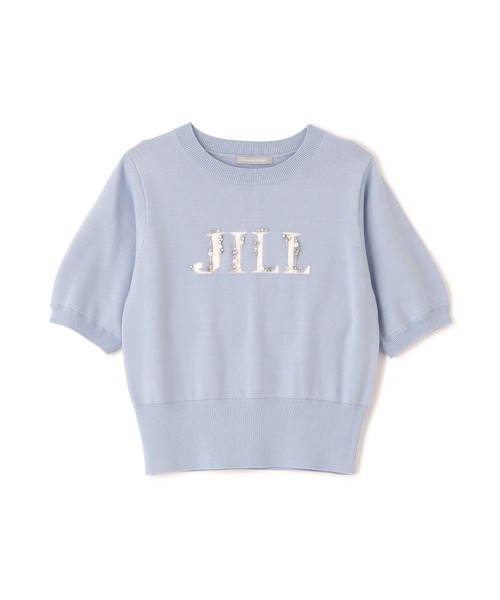 JILL by JILL STUART(ジルバイジルスチュアート)の「◇半袖ロゴジャカードビジューニット(ニット/セーター・レディース・ブルー/ブラック/ホワイト系その他/ピンク・FREE)」の20枚目の写真