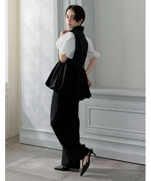 riendaテーラードベスト　ブラウンMサイズ riendaテーラードベスト ブラウンMサイズ riendaテーラードベスト